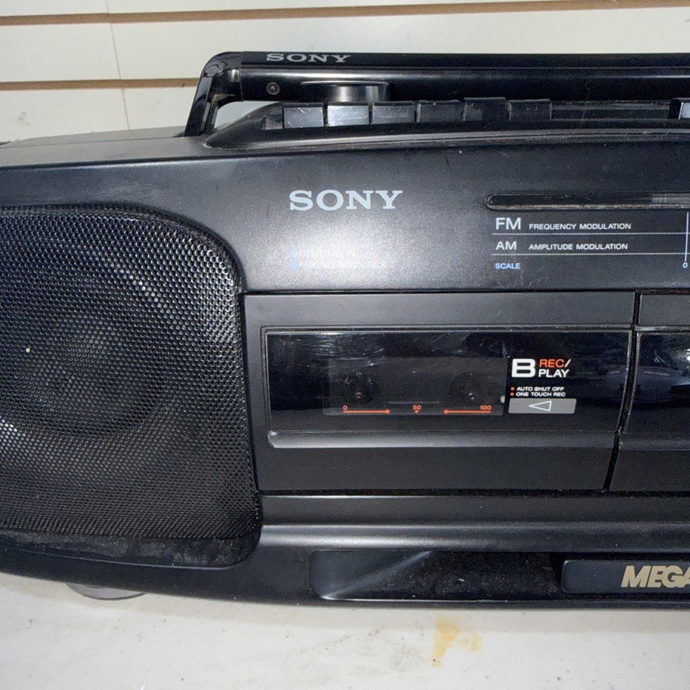 Sony CFS-DW34 Radio-Cassette Recorder Mega Bass‎ CD Line Dubbing EXCELLENT NICE - Picture 5 of 12